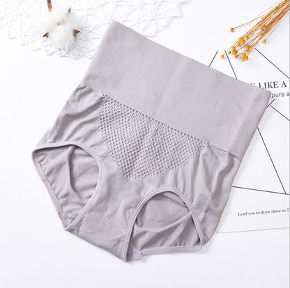 Japanese Honeycomb Briefs Seamless High Waist Shaping Pants