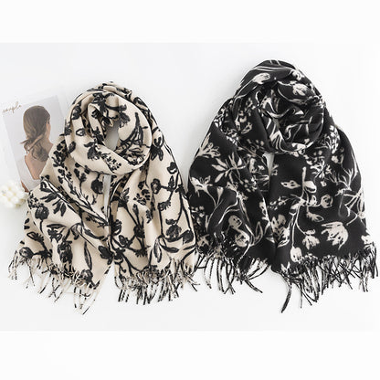 Elevate Style: Artificial Cashmere Scarf Shaw