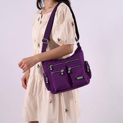 Multiple Pocket Waterproof Crossbody/Shoulder Bag