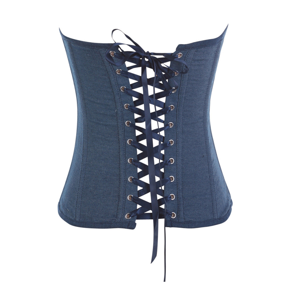 Denim Body Shaping Court Shaper Bodice