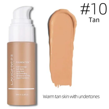 Langmanni 13 Colours Liquid Foundation Oil Control Concealer