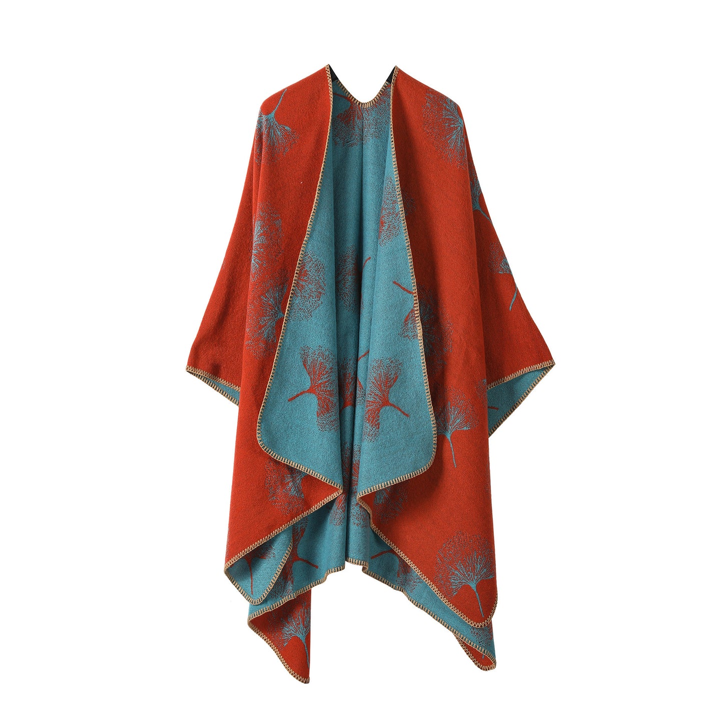 Mori style Ginkgo Leaf Shawl