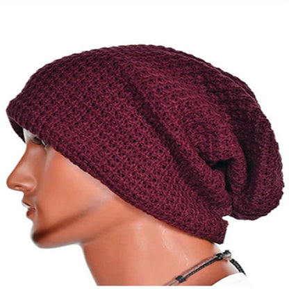 Knitted wool cap