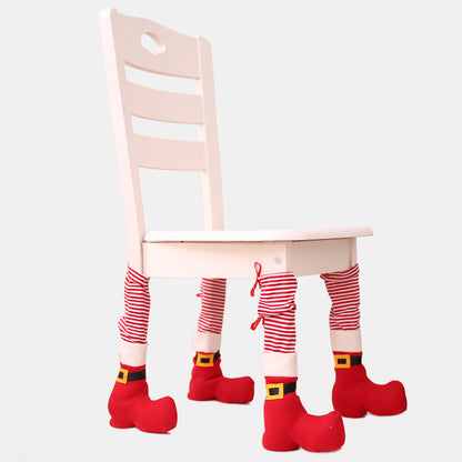 Christmas Chair Foot Chair Cover