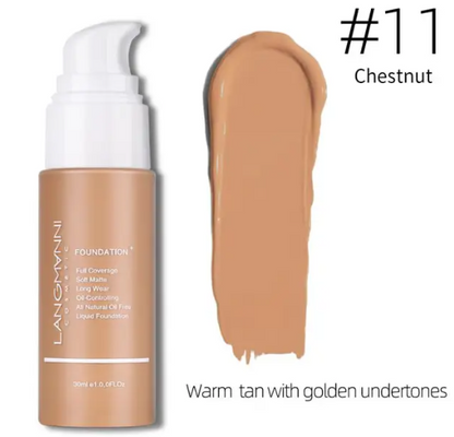 Langmanni 13 Colours Liquid Foundation Oil Control Concealer