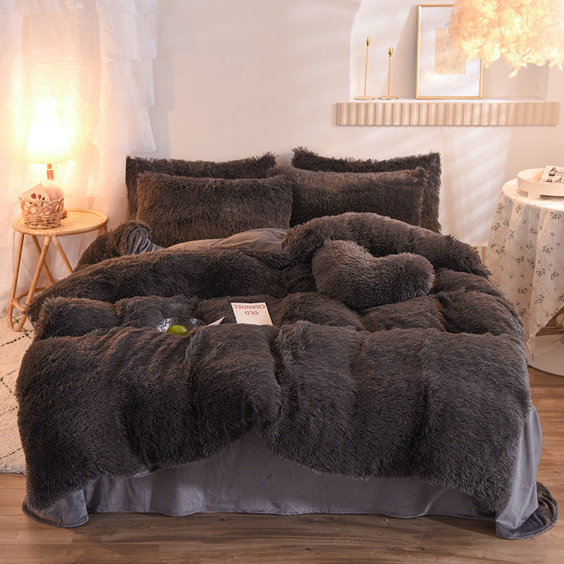 Luxury Thick Winter Fleece Duvet Cover