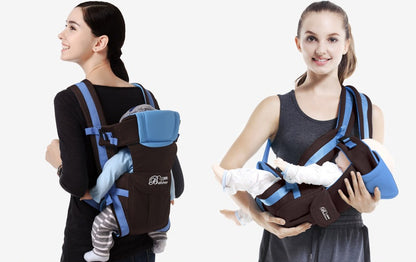 Double Shoulder Baby Carrier 4 Carry Positions, No Strain