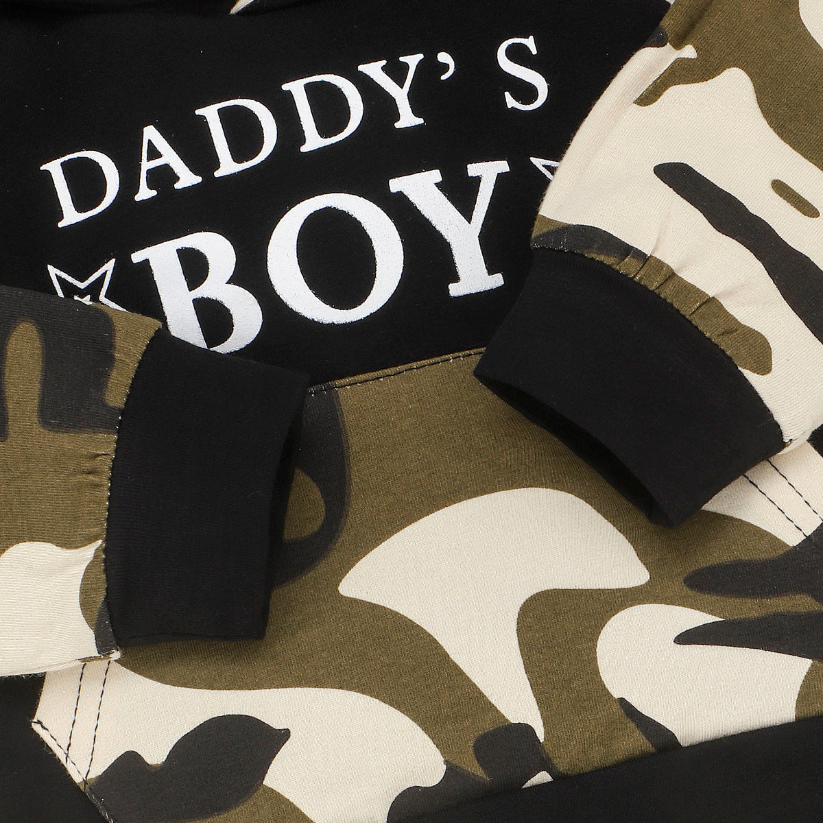 Army Style Daddy's Boy Hoodie & Trouser Set