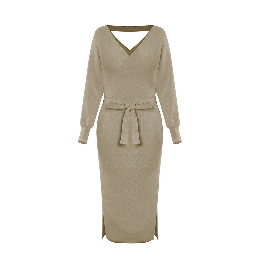 Elegance Defined: V-neck Dress