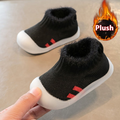 Baby/Toddler Soft Woolen Sock Shoes with silicon sole