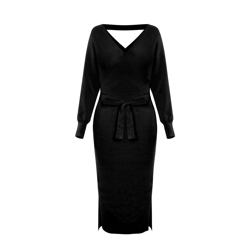 Elegance Defined: V-neck Dress