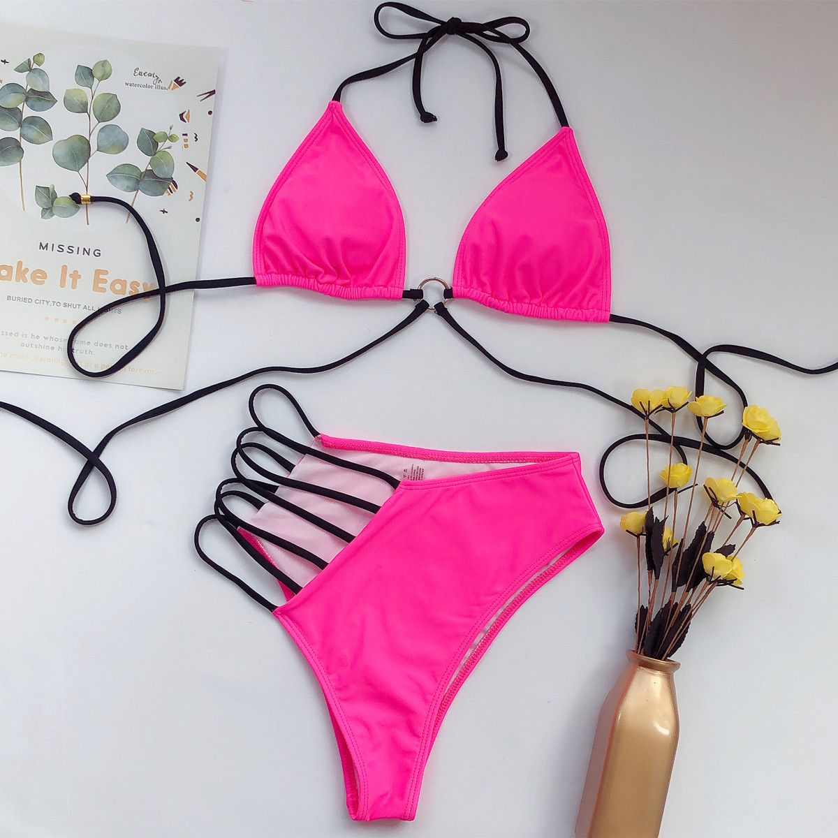 Neon String Bikini: Stand Out with Style