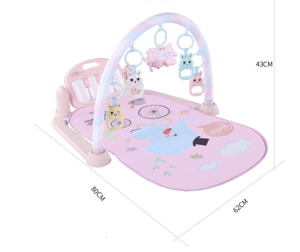 Baby Music/Senses Toy Gym Mat,  with foot Piano