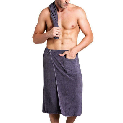 Men's Bath Towel Skirt