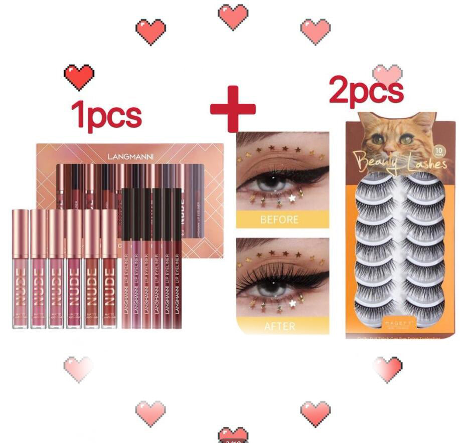 Perfect Pout Langmanni Set 12-Pcs Makeup