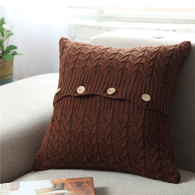 Woven Sofa Creative Nordic Simplicity Cushion Cover