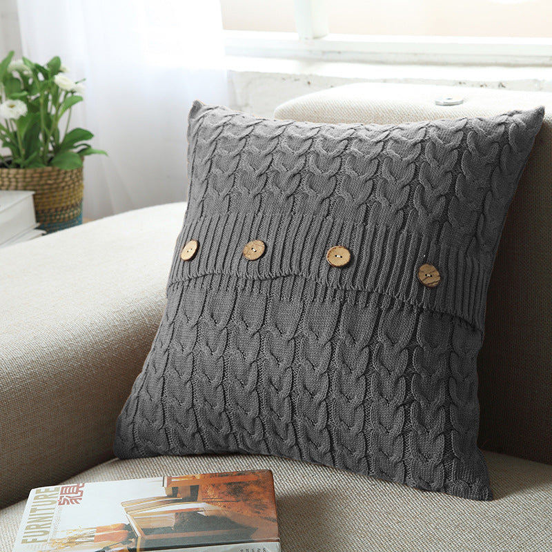 Woven Sofa Creative Nordic Simplicity Cushion Cover