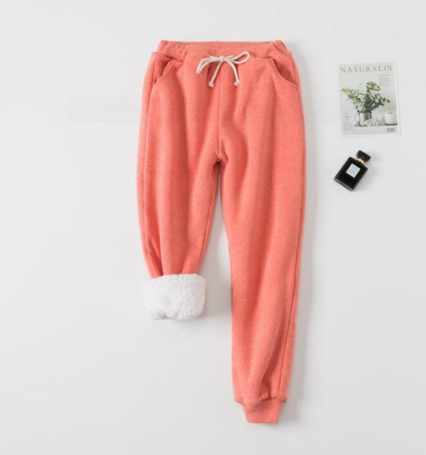 Thick Lamb Wool Cotton Sweatpants