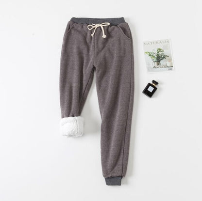 Thick Lamb Wool Cotton Sweatpants