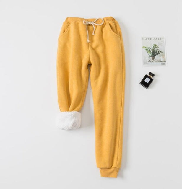 Thick Lamb Wool Cotton Sweatpants