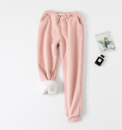 Thick Lamb Wool Cotton Sweatpants