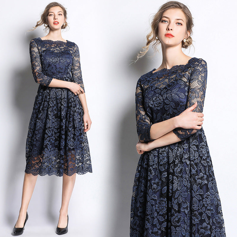 Medium Length Lace Dress