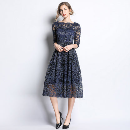 Medium Length Lace Dress