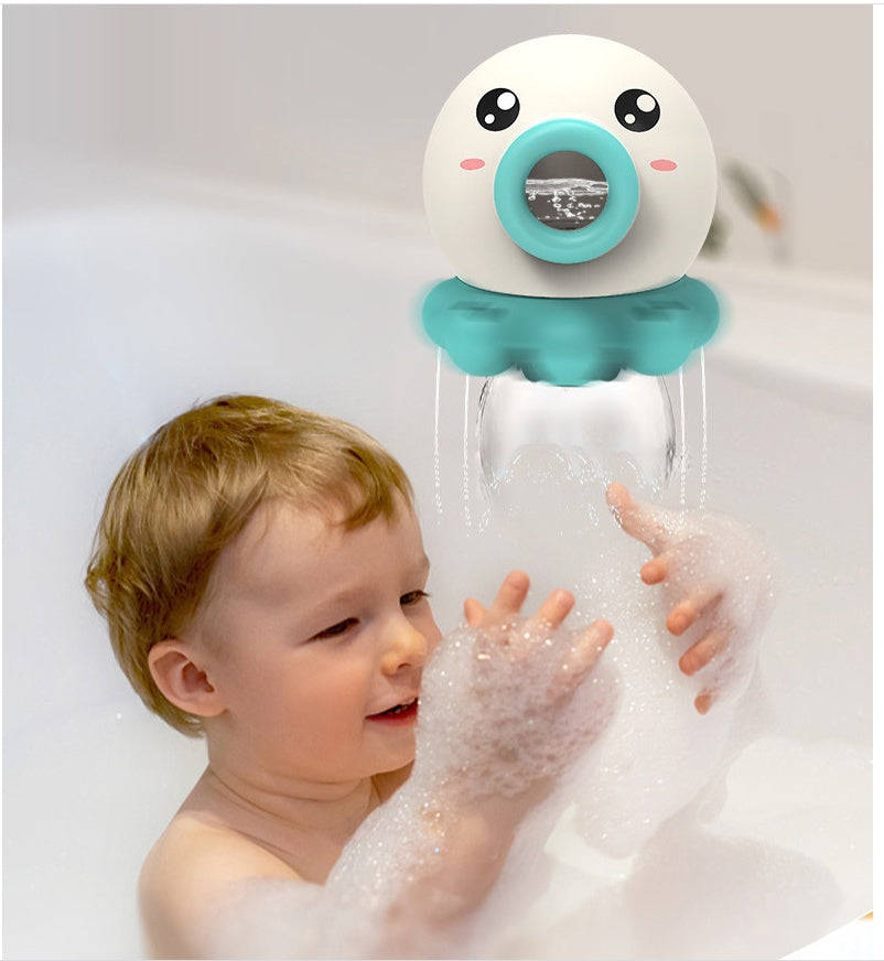 Fun Octopus Fountain, Water Jet,  Rotating Shower Bath Toy