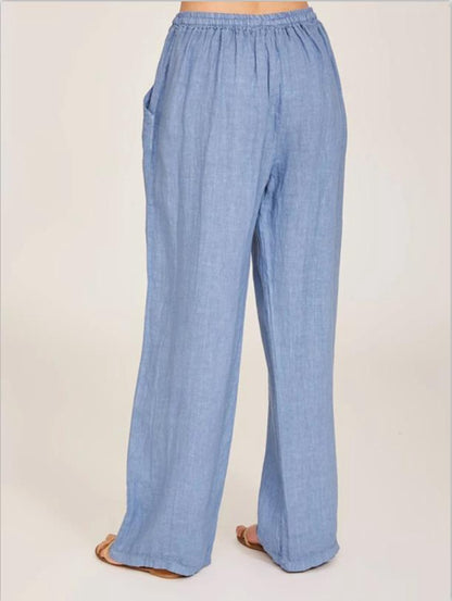 Comfy Women's Casual Cotton And Linen Loose Trousers