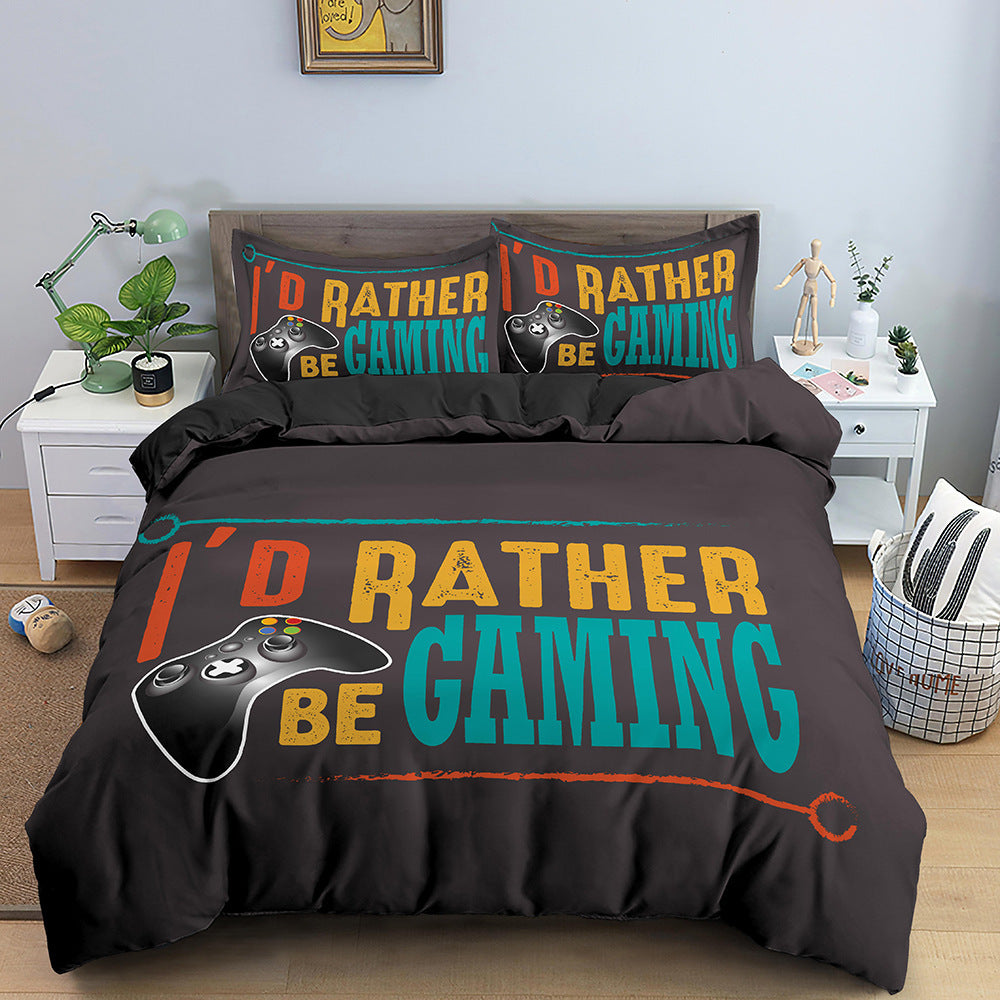 4-Piece Gamepad Bedding Set: Stylish Comfort for Gamers