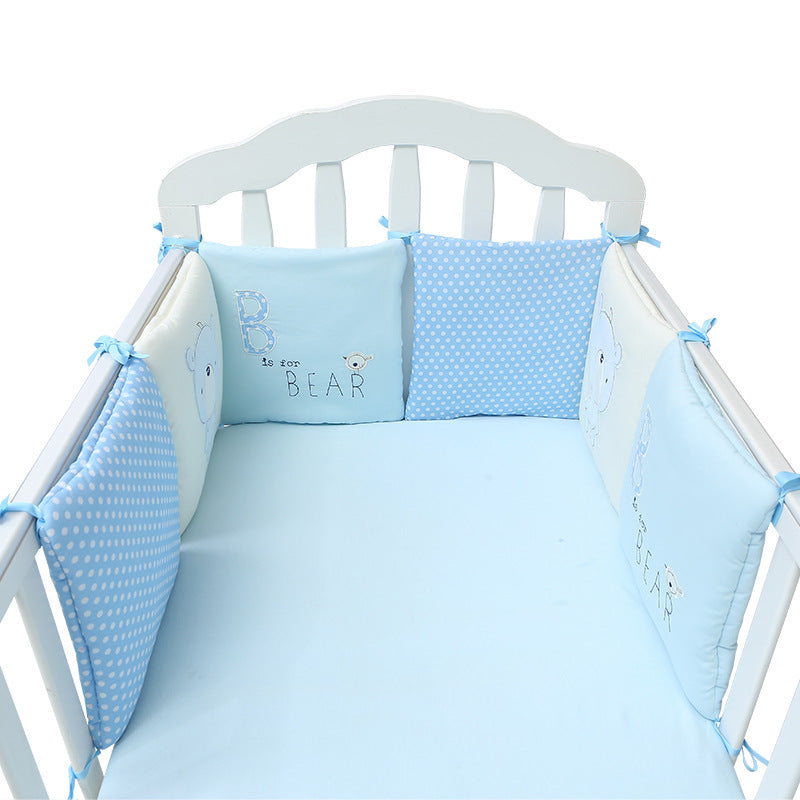 Baby Cot Bumpers, Multiple Styles 100% Cotton