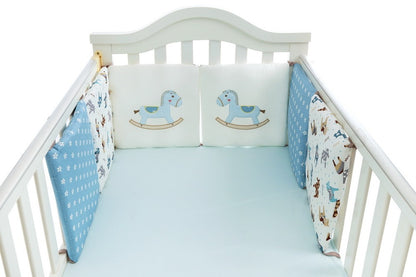 Baby Cot Bumpers, Multiple Styles 100% Cotton