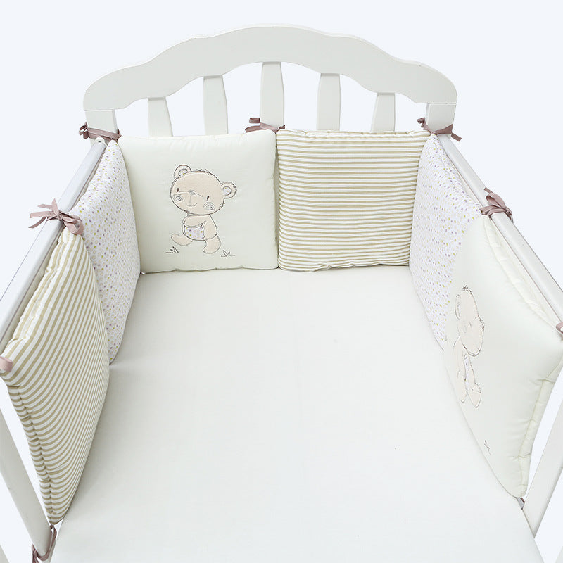 Baby Cot Bumpers, Multiple Styles 100% Cotton