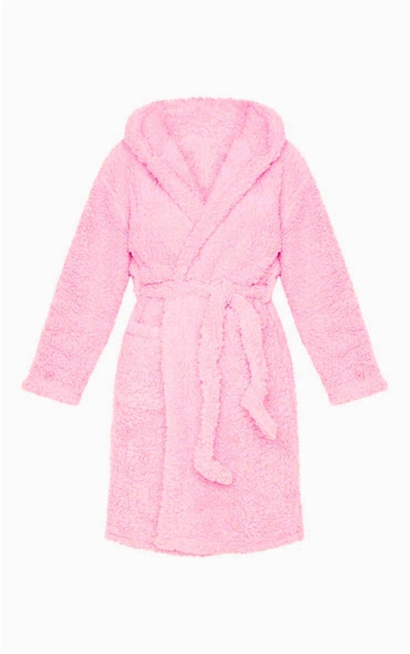 Luxury Soft Fluffy Night Robe for Cozy Comfort