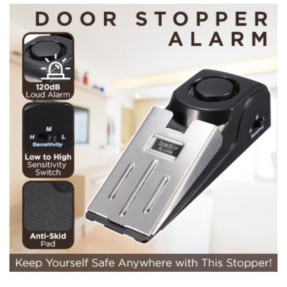 Fuers Electronic Door Stop Alarm: Secure Your Space