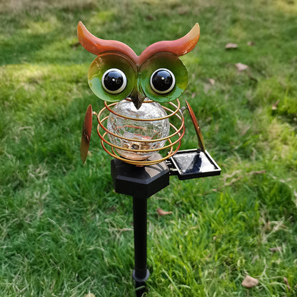 Solar Owl Lawn Lamp Waterproof LED