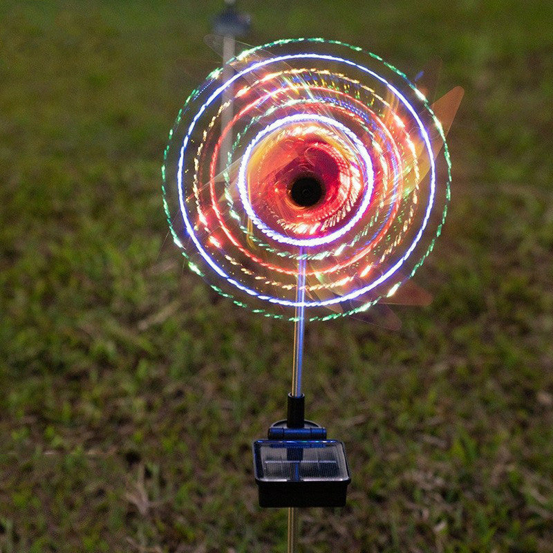 Led Solar Wind Spinner Light