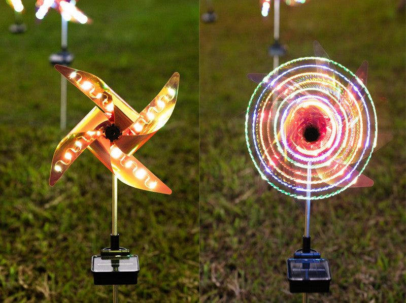 Led Solar Wind Spinner Light