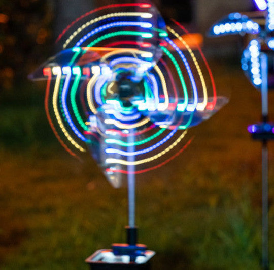 Led Solar Wind Spinner Light