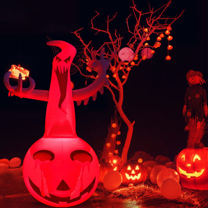 Halloween Inflatable Pumpkin Ghost Decorations with Light