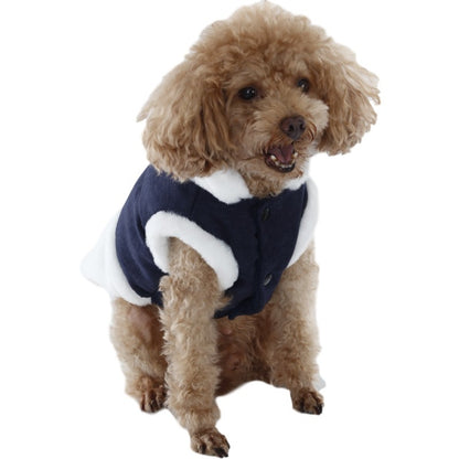 Plush Warm Dog Vest with Fur Collar