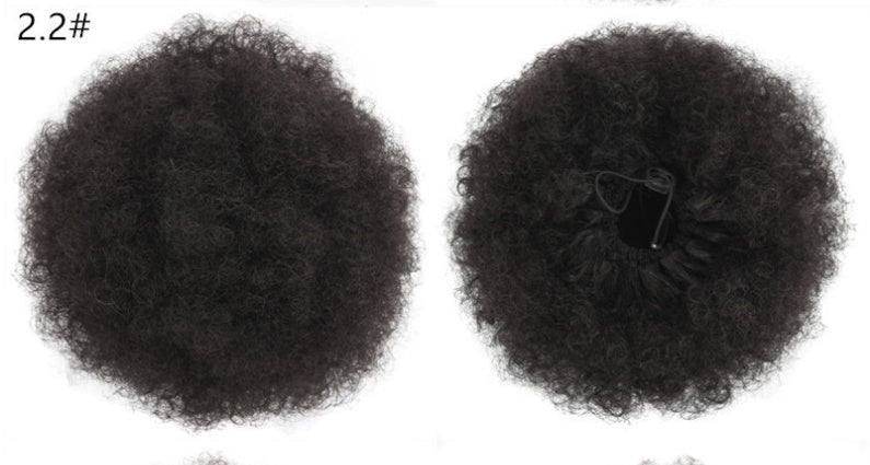 High Puff Afro Hair Ponytail