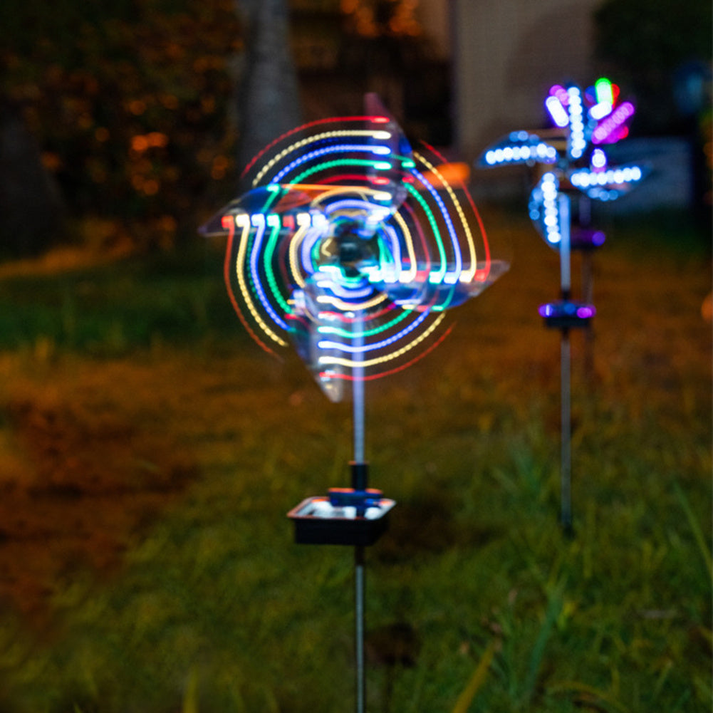 Led Solar Wind Spinner Light