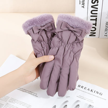 Warm Gloves Winter Women's Touch Screen Fleece-lined Thickened