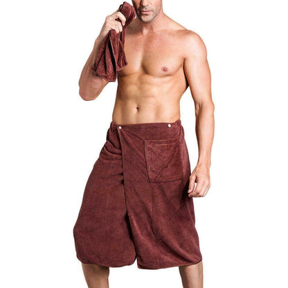 Men's Bath Towel Skirt