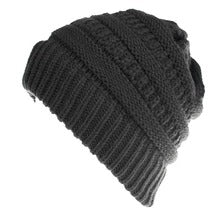 Stay Cozy in Style: Mixed Color Knitted Ponytail Hat Collection