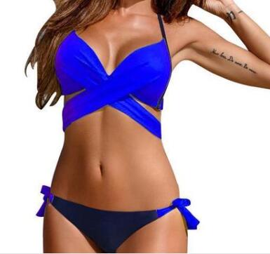 Neon Variety Cross Straps Two-piece Bikini