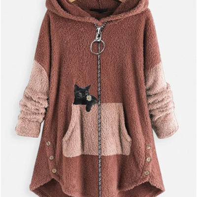 Harajuku Style Hooded Loose Cardigan