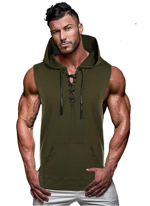 Casual Comfort: Stylish Hooded Vest