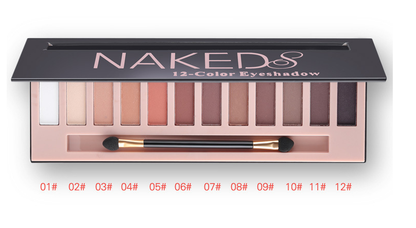 Naked 12 Colors Dazzling Eyeshadow Palette for Stunning Eyes